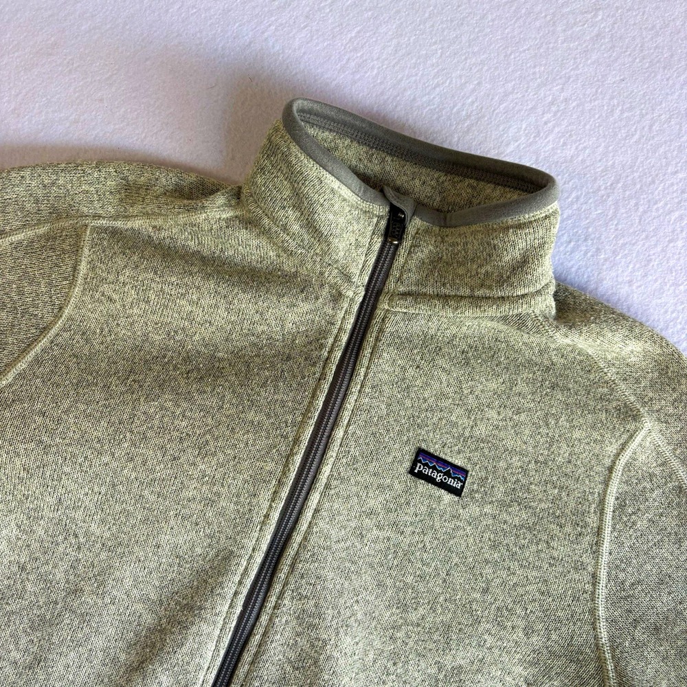Patagonia Better Sweater Jacket Women's M Gray Full Zip Fleece Long Sleeve